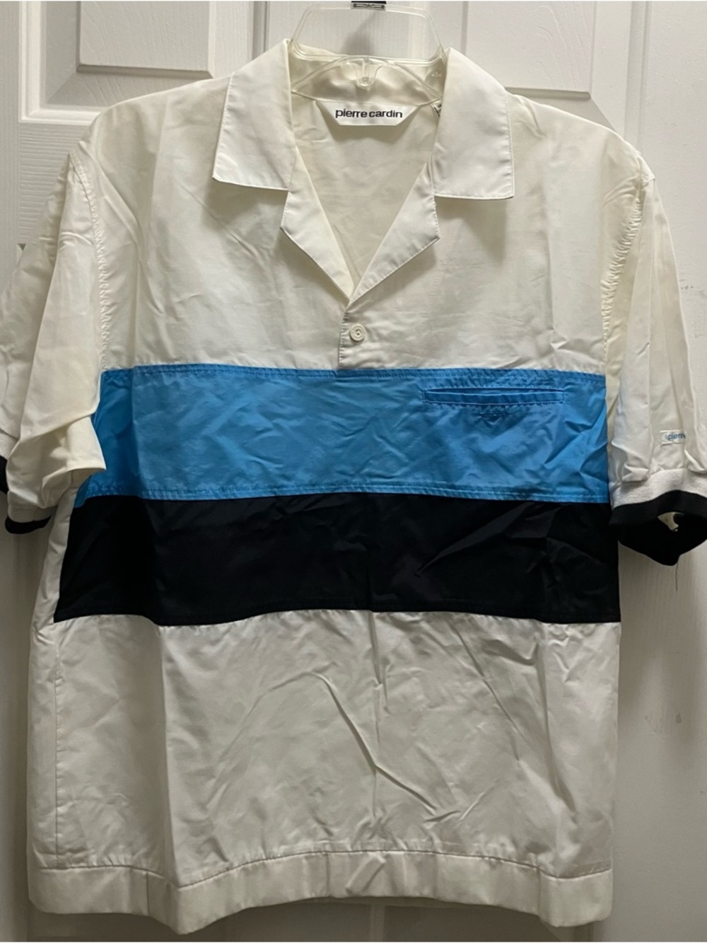 Vintage Pierre Cardin Colorblock Lightweight Polo Shirt Men’s Medium 80s 90s